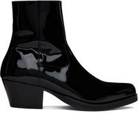Ernest W. Baker Black Western Boots