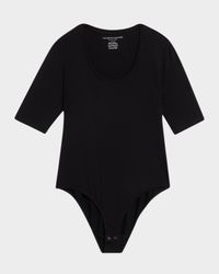 Soft Touch Scoop-Neck Bodysuit