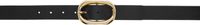 ANINE BING Black Signature Link Belt