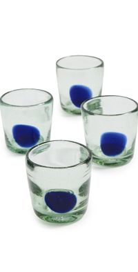 Studio Conchita Lunar M Glasses Set of 4 Cobalto One Size