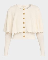 Daelyn Cashmere Cape Cardigan