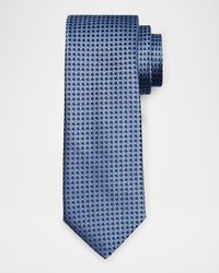 Men's Neat Jacquard Silk Tie