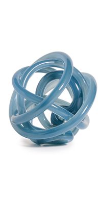 Tizo Design Decorative Glass Knot - Smokey Blue Smokey Blue One Size