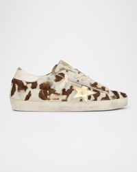 Super-Star Cow Horsy Low-Top Sneakers