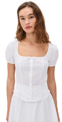 Sandy Liang Walnut Top White 6