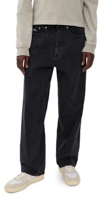 Obey Bigwig Baggy Denim Pants Washed Black 34