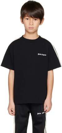 Palm Angels Enfant | T-shirt noir à logo imprimé