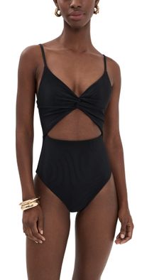 Beach Riot Annalisa One Piece Black XS