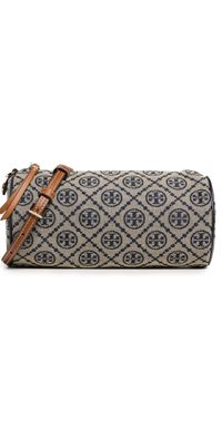 Tory Burch T Monogram Cylinder Bag Tory Navy One Size
