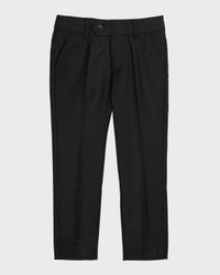 Slim Suit Pants, Black, Size 4-14