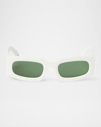 Men's Cary Acetate Rectangle Sunglasses