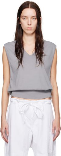 Gil Rodriguez Gilet surdimensionné Billie gris
