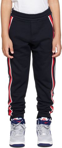 Moncler Enfant Enfant | Pantalon de survêtement bleu marine à rayures
