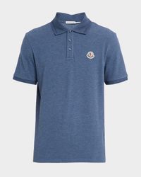 Men's Chest-Logo Pique Polo Shirt