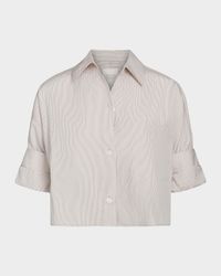 Next Ex Striped Button-Front Shirt