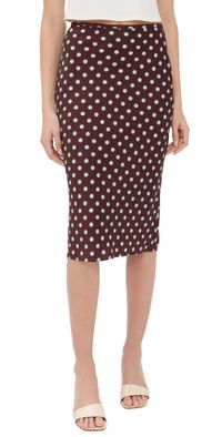 POSSE Leo Skirt Chocolate Polka Dot XL