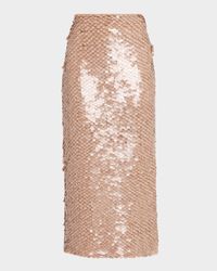 Gwyneth Paillette Midi Skirt