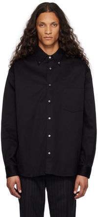 Acne Studios Chemise noire à boutons