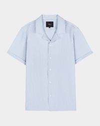 Men's Amalfi Seersucker Short-Sleeve Shirt