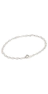 Gorjana Parker Heart Mini Bracelet Silver One Size