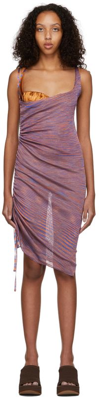 Isa Boulder Multicolor Skin Asymmetrical Dress