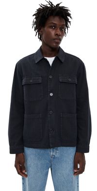 FRAME Herringbone Jacket Dark Navy XL