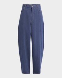 Men's Wide-Leg Drill Trousers