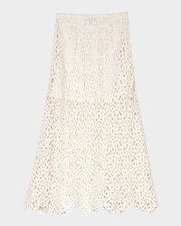 Jozimalo Crochet Midi Skirt