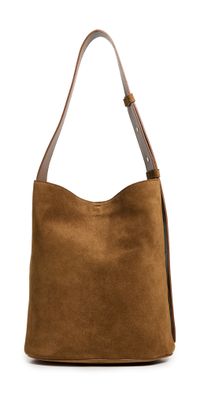 LIÉ STUDIO The Norma Tote Maple Brown Suede One Size