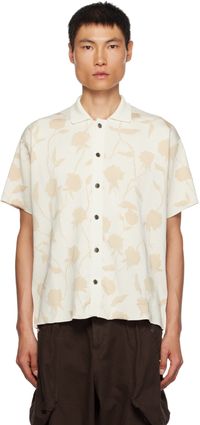 JACQUEMUS Beige Le Chouchou 'La Chemise Maille Rosa' Polo