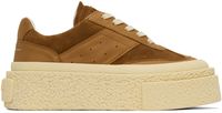 MM6 Maison Margiela Tan Platform Sneakers