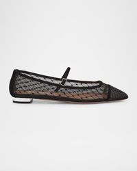 Fishnet Suede Juliette Ballerina Flats