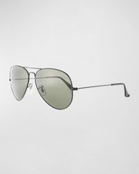Metal Aviator Sunglasses, 58MM