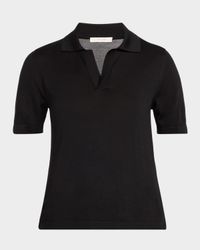 Julianna Silk Polo Shirt