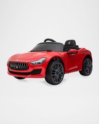 Kids' Maserati Ghibli 12V Ride-On Car