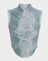 Taraji Sleeveless Hand Beaded Top
