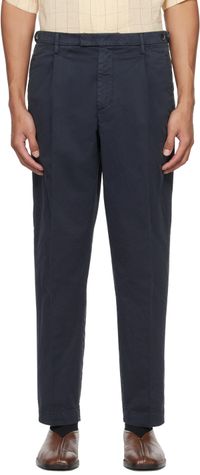 Barena Navy Masco Trevo Trousers