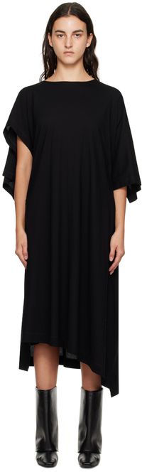 ISSEY MIYAKE Black Square One Midi Dress