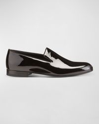 Men's Patent Formal Slip-Ons