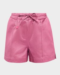 Shiny Rayon Satin Pajama Shorts
