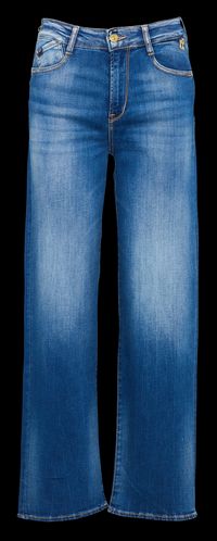 Le Temps Des Cerises - Jean droit en coton mélangé - Taille 34 - Bleu