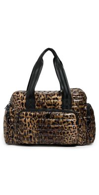 Think Royln Voyager Tote Leopard One Size