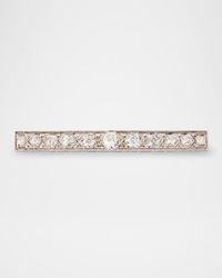Estate Platinum Diamond Bar Pin