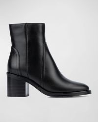 Janella Leather Ankle Boots
