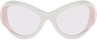 MCQ White Futuristic Sunglasses