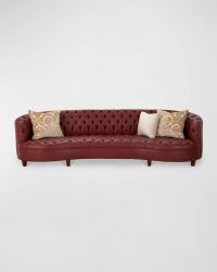 Magnolia Leather Sofa, 126"