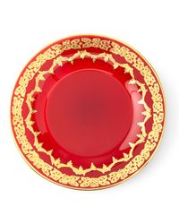 Red Oro Bello Dessert Plate, Set of 4