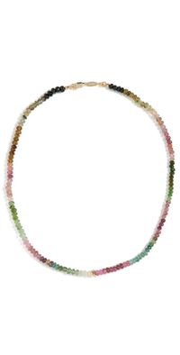 SHASHI Aisha Gemstone Necklace Tourmaline One Size