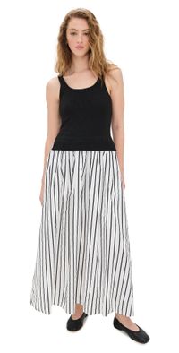 Line & Dot Celeste Dress Black/Ivory M