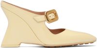 Bottega Veneta Yellow Comet Mules